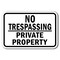 Signmission Safety Sign, 12 in Height, Aluminum, No Tres - No Tres Prive A-1218 No Tres - No Tres Prive - alternate 1
